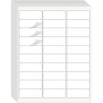 1" x 2-5/8" Address Labels 900 Labels Sticker Paper for Laser/Ink Jet Printer mailing Labels 8.5"×11" White 30 per Sheet