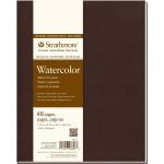 Strathmore 483-7 Softcover Watercolor Art Journal, 7.75" x 9.75", White, 24 Sheets