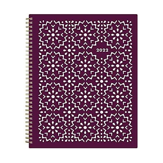 Blue Sky 2022 Weekly & Monthly Planner, 8.5" x 11", Flexible Cover, Wirebound, Gili (117889-22)