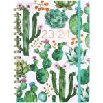 2023-2024 Planner - Planner 2023-2024, Weekly & Monthly Planner, Jul 2023 - Jun 2024, 8.5" x 6.4", Planner with Hardcover, Twin - Wire Binding, Monthly Tabs, Inner Pocket, Elastic Closure, Daily Organizer
