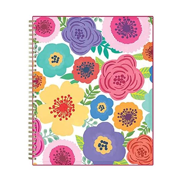 Blue Sky 2021-2022 Academic Year Weekly & Monthly Planner, 8.5" x 11", Flexible Cover, Wirebound, Mahalo (100149-A22)