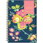 Day Designer for Blue Sky 2021-2022 Academic Year Weekly & Monthly Planner, 5" x 8", Flexible Cover, Wirebound, Peyton Navy (107927-A22)