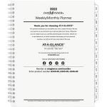 2022 Weekly & Monthly Planner Refill for G545 Line Planners by AT-A-GLANCE, 7" x 8-3/4", Medium, Executive, DayMinder (G54550)