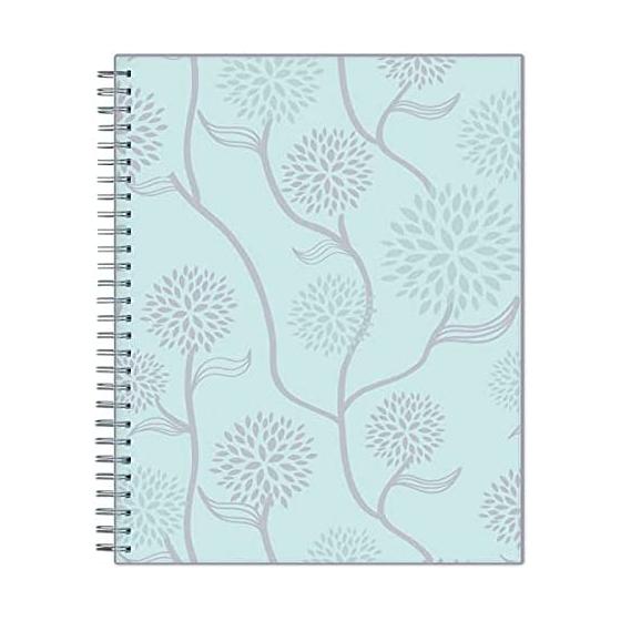 Blue Sky 2022 Monthly Planner, January 2022 - December 2022, 8" x 10", Frosted Flexible Cover, Wirebound, Rue Du Flore (101605-22)