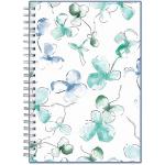 Blue Sky 2022 Weekly & Monthly Planner, 5" x 8", Frosted Flexible Cover, Wirebound, Lindley (101579-22)