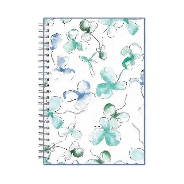 Blue Sky 2022 Weekly & Monthly Planner, 5" x 8", Frosted Flexible Cover, Wirebound, Lindley (101579-22)