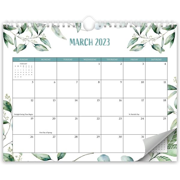 Aesthetic Greenery 2023 Wall Calendar - The Perfect Calendar for Easy Planning - Beautiful Calendar Decor to Enhance Your Kitchen or Office