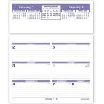 AT-A-GLANCE 2023 Weekly Desk Calendar Refill, Flip-A-Week, 6" x 7" (SW705X50)