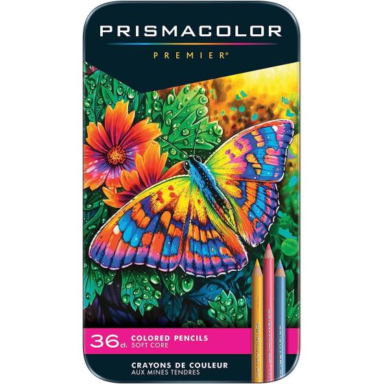Prismacolor Premier Colored Pencils, Soft Core, 36 Pack