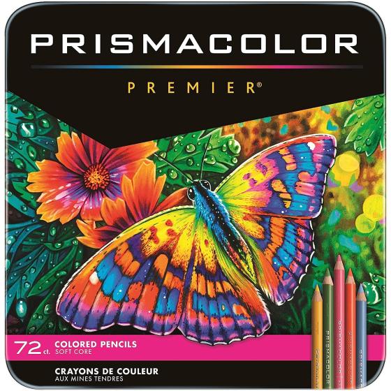 Prismacolor Premier Colored Pencils | Art Supplies for Drawing, Sketching, Adult Coloring | Soft Core Color Pencils, 72 Pack