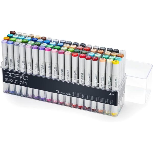 Copic Alcohol Sketch Marker, 72, Set B Count