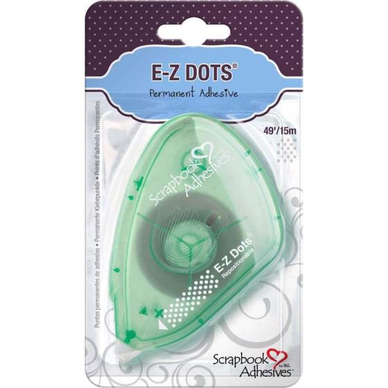 3L Scrapbook Adhesives E-Z Dots Runner Repositionable Adhesive Dispenser, 49 Feet