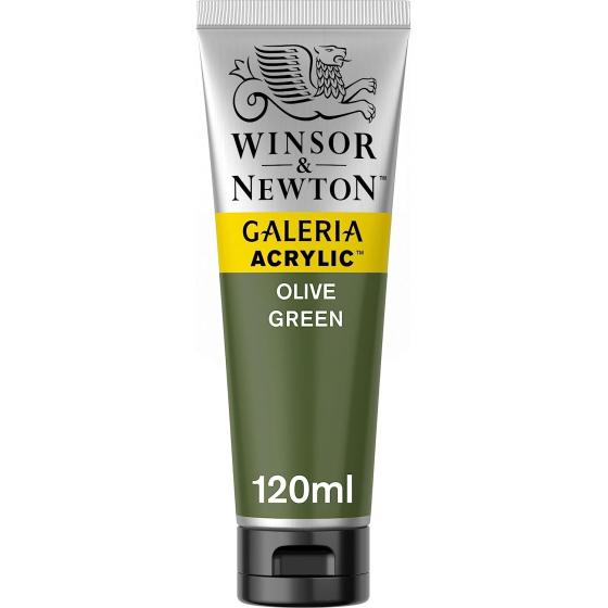 Winsor & Newton 120ml Galeria Acrylic Paint - Olive Green