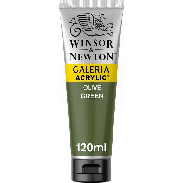 Winsor & Newton 120ml Galeria Acrylic Paint - Olive Green