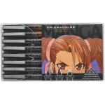 Prismacolor Premier Manga Illustration Markers, Assorted Tips, Black & Sepia, 8-Count