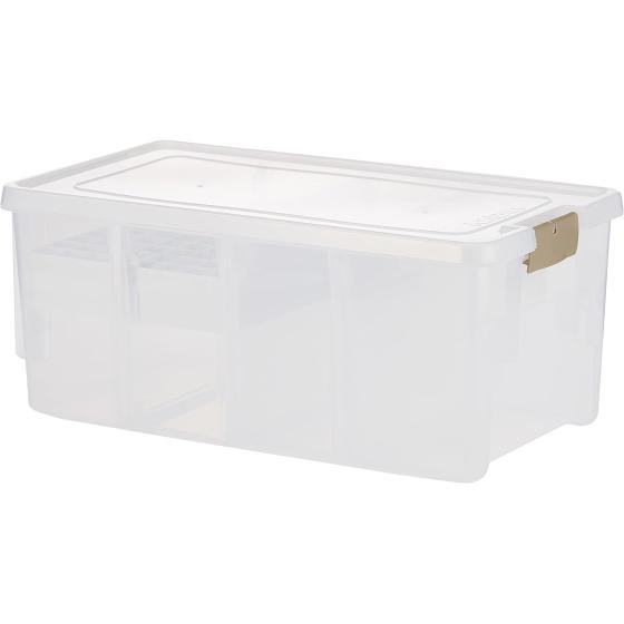 ArtBin 6934AB Satchel with Marker Tray, Art & Craft Organizer, [1] Plastic Storage Case, Clear, Semi, 0