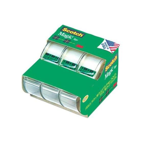 Scotch Brand Learning Resources MMM3105 Scotch Magic Tape 3/4 Inch X 300 Inches 3 ea, Translucent (55)