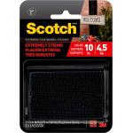 Scotch Mounting, Fastening & Surface Protection RFD7091 Interlocking Fasteners Strips, 4, Black, 2 count