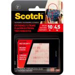 Scotch Reclosable Fasteners, Clear, 1 x 3-Inches, 2 Sets (RF9730)