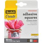 Scotch 009-1000-CFT Photo Splits Double-Sided Adhesive Mounting Squares, 0.45 by 0.45-Inch, 1000 Count