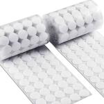 Self Adhesive Dots, Strong Adhesive 1400pcs(700 Pairs) 0.59" Diameter Sticky Back Coins Nylon Coins, Hook & Loop Dots with Waterproof Sticky Glue Coins Tapes, Suitable for Classroom, Office, Home