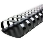 CFS Products Plastic Comb Binding Spines, 1 1/2" Inch Diameter, Black, 290 Sheets, 100 Pack - 13112