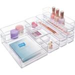 STORi SimpleSort 10-Piece Stackable Clear Drawer Organizer Set | Multi-size Trays | Makeup Vanity Storage Bins and Office Desk Drawer Dividers | Made in USA