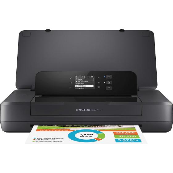 HP OfficeJet 200 Portable Printer with Wireless & Mobile Printing (CZ993A) ,Black