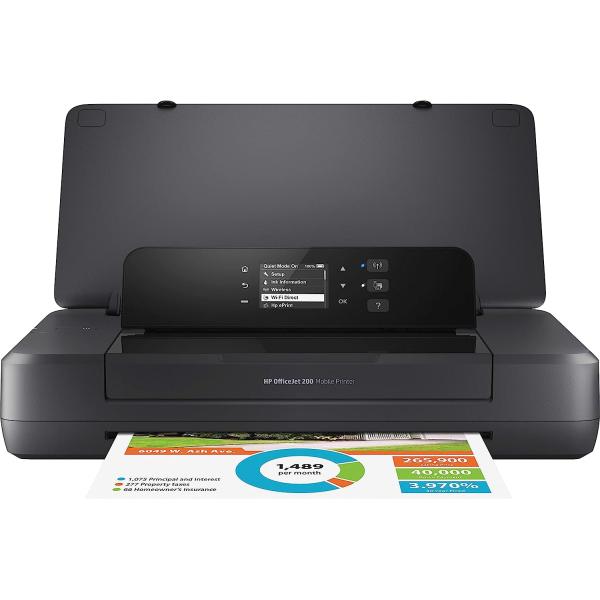 HP OfficeJet 200 Portable Printer with Wireless & Mobile Printing (CZ993A) ,Black