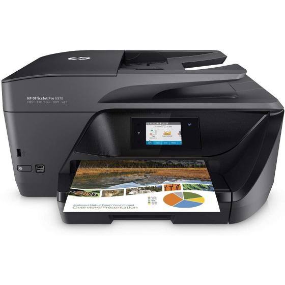 HP OfficeJet Pro 6978 All-in-One Wireless Printer with Mobile Printing, HP Instant Ink & Amazon Dash Replenishment Ready (T0F29A) (Renewed)