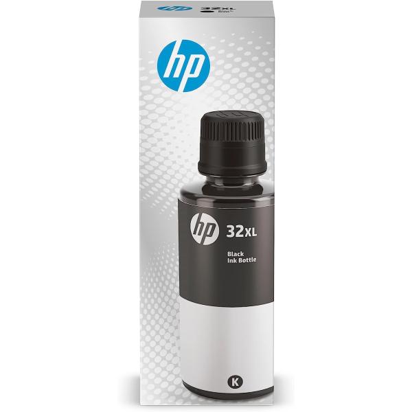 HP 32XL | Ink Bottle | Black | Up to 6000 pages per bottle| Works with HP Smart Tank Plus 651 and HP Smart Tank Plus 551 | 1VV24AN