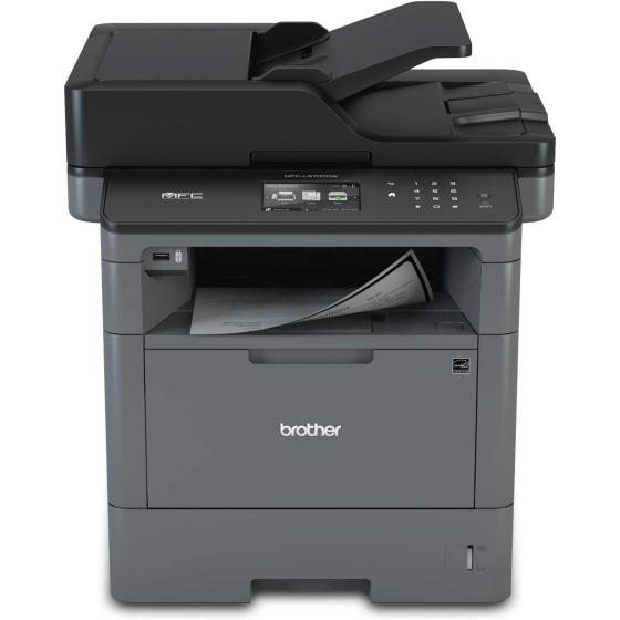Brother Monochrome Laser Multifunction All-in-One Printer, MFC-L5700DW, Flexible Network Connectivity, Mobile Printing & Scanning, Duplex Printing, Amazon Dash Replenishment Ready, Black