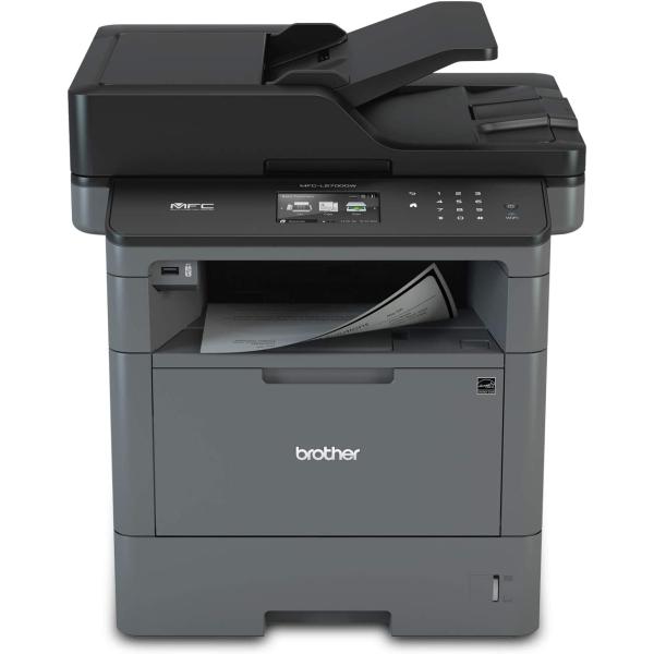 Brother Monochrome Laser Multifunction All-in-One Printer, MFC-L5700DW, Flexible Network Connectivity, Mobile Printing & Scanning, Duplex Printing, Amazon Dash Replenishment Ready, Black