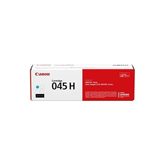 Canon Genuine Toner, Cartridge 045 Cyan, High Capacity (1245C001), 1 Pack, for Canon Color imageCLASS MF634Cdw, MF632Cdw, LBP612Cdw Laser Printer