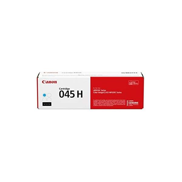 Canon Genuine Toner, Cartridge 045 Cyan, High Capacity (1245C001), 1 Pack, for Canon Color imageCLASS MF634Cdw, MF632Cdw, LBP612Cdw Laser Printer