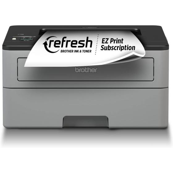 Brother Compact Monochrome Laser Printer, HL-L2350DW, Wireless Printing, Duplex Two-Sided Printing, Refresh Subscription and Amazon Dash Replenishment Ready