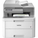 Brother MFC-L3710CW Compact Digital Color All-in-One Printer Providing Laser Printer Quality Results with Wireless, Amazon Dash Replenishment Ready, White