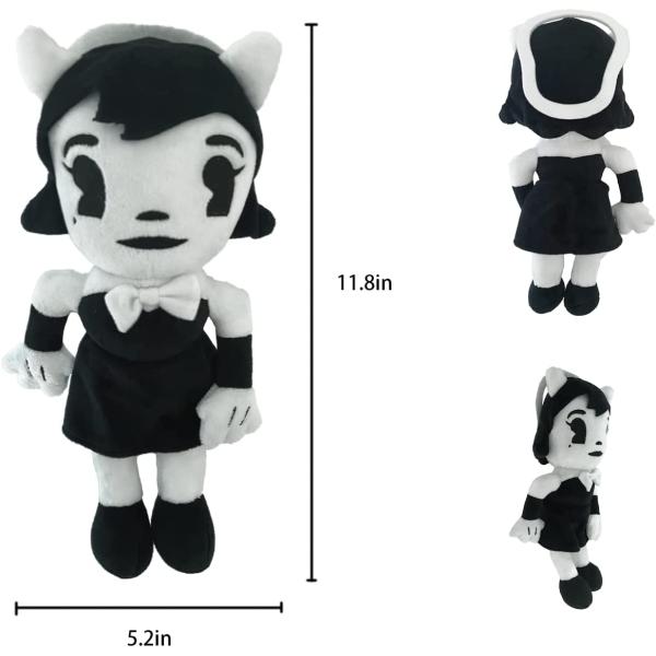 Bendy Plush Toy, 3PCS Bendy and The Ink Machine Plushies, Cute Game Horror Plush Soft Stuffed Animals Plush Toys for Kids and Game Fans