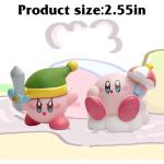 KOMJINGY 8-Pcs Set K-i-r-b-y Action Figures,A Pink Collectable Ornament for Decoration AS Child