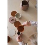 Marlowe & Co Silicone Classic Tea Play Set for Children (Botanical Rose)
