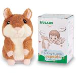 SANJOIN Toddlers Toys for 2 3 Year Old Talking Hamster Repeats What You Say, Talking Interactive Toy Repeating Birthday Gift, Kids Toys for Boys Girls Gifts for 1.5+ Year Old Kids, Baby, Child
