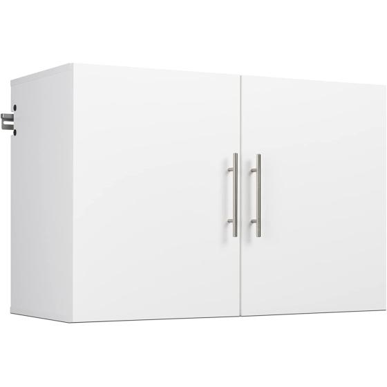HangUps Upper Storage Cabinet， 36"， White