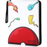 Tcgames Card Binder 4-Pocket, 440 Pockets Card Holder with 55 Sleeves Red