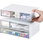 Desk Organizer with 6 Drawers， Desk Storage Box Office Drawer Organizer Desk Organization and Storage Pen Storage Plastic Makeup Storage Suitable for Office， School， Home