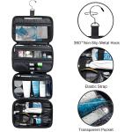 Toiletry Bag for Men， Hanging Travel Bag for Toiletries， Shaving Bag for Men Travel， Toiletry Bags for Traveling， Large Travel Size Toiletry Organizer (2022 Upgraded) ， Travel Case Kit Accessories
