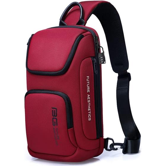 BANGE Sling Bag, Waterproof Men's Chest Bag Shoulder bags Crossbody Sling Backpack for Men…
