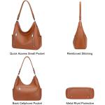 Over Earth Genuine Leather Purses and Handbags for Women Hobo Shoulder Bag Ladies Crossbody Bags Medium
