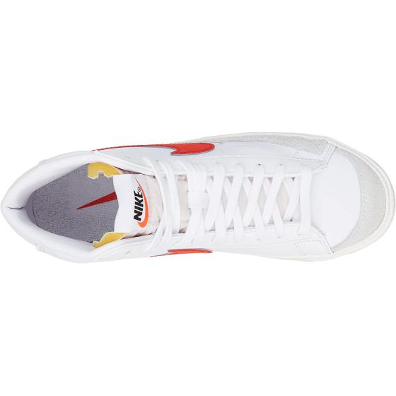 Nike Women's Basketball Shoe, White Habanero Red Sail, 12