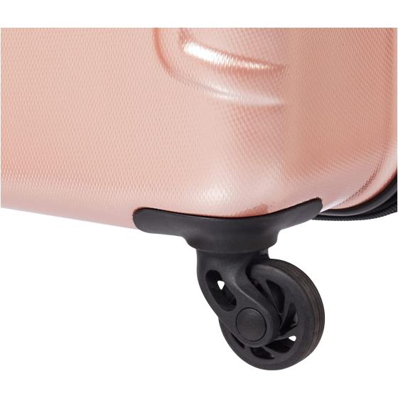 American Tourister Moonlight Hardside Expandable Luggage with Spinner Wheels， Rose Gold， Carry-On 21-Inch