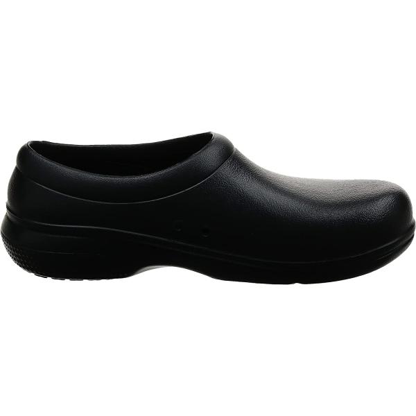 Crocs Unisex-Adult Men's and Women's on The Clock Clog | Slip Resistant Work Shoes
